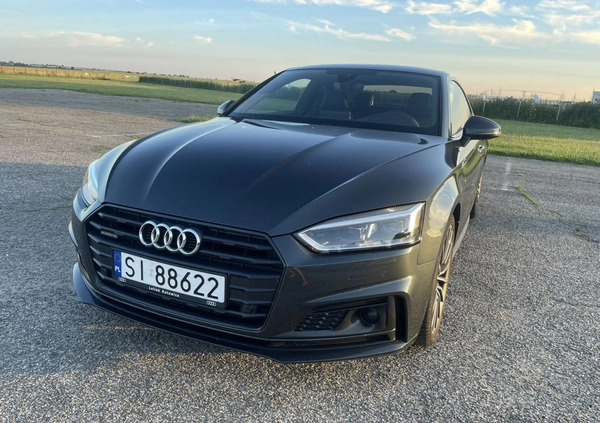 Audi A5 cena 130000 przebieg: 107241, rok produkcji 2018 z Chorzów małe 106